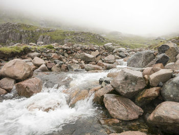 Scenic view of rocks