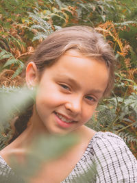 Close-up of young woman