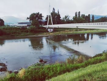 Scenic view of river against sky