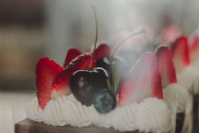 Close-up of strawberries