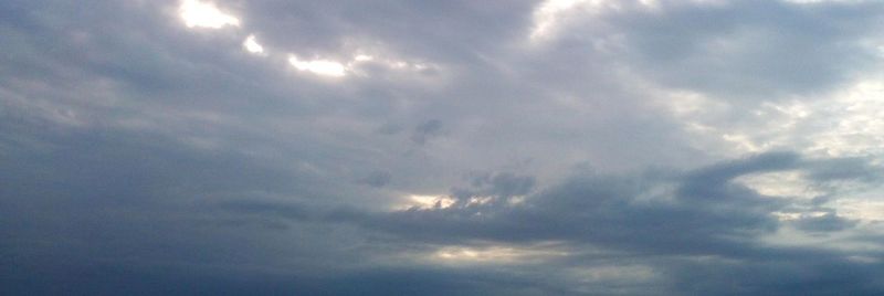 Low angle view of clouds in sky