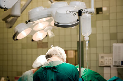 Doctors in operating room