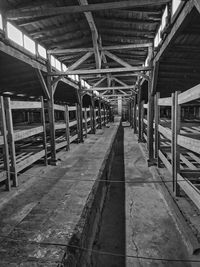 View of railroad station platform