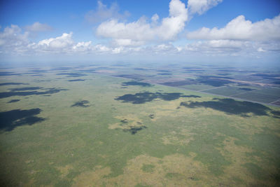 Aerial view of landscape