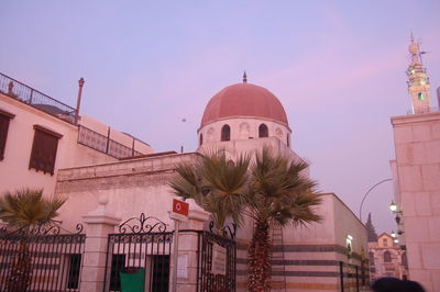 Low angle view of buildings against sky