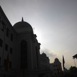 Low angle view of building against sky