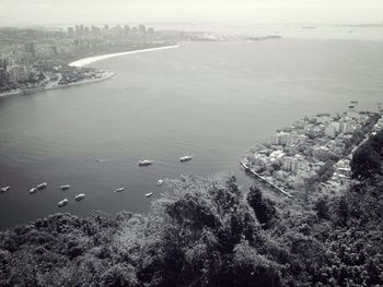View of city at waterfront