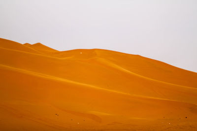 Scenic view of desert