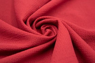 Full frame shot of red fabric