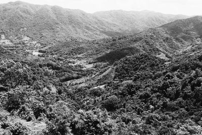 Scenic view of mountains