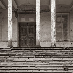 Interior of abandoned building