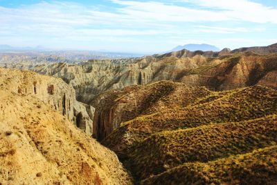 Scenic view of mountains