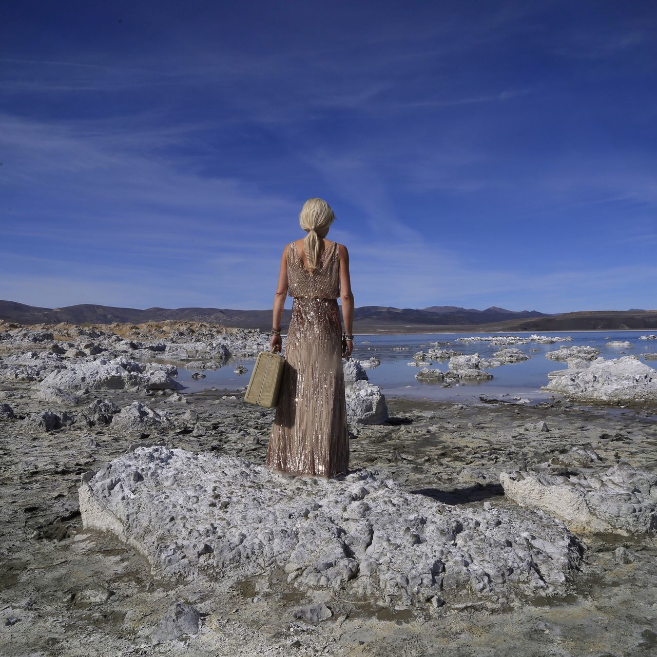 sky, sculpture, art and craft, blue, art, statue, human representation, water, tranquility, creativity, rock - object, tranquil scene, sea, nature, scenics, day, beach, outdoors, no people