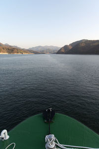 Scenic view of lake