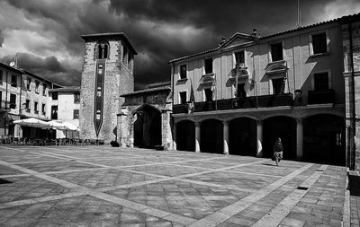 View of church against cloudy sky