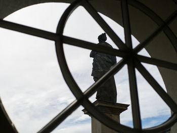 Low angle view of building against sky