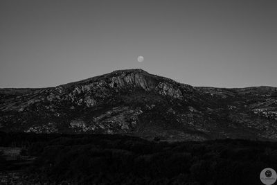 Low angle view of mountain against sky