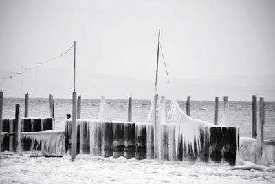 Ice on lake