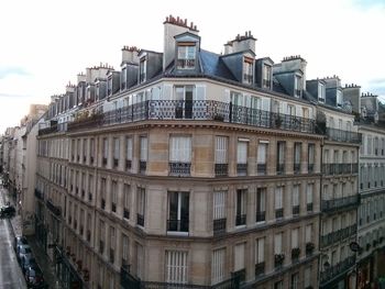Low angle view of historic building against sky