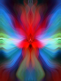 Full frame shot of multi colored light painting