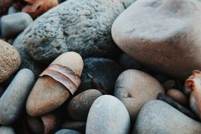 Full frame shot of stones