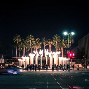 Road at night