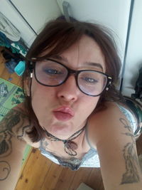 Portrait of young woman