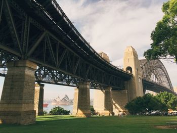 Low angle view of historical building