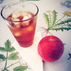 Close-up of drink on table
