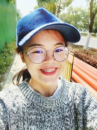 Portrait of smiling young man