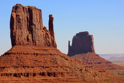 View of rock formations