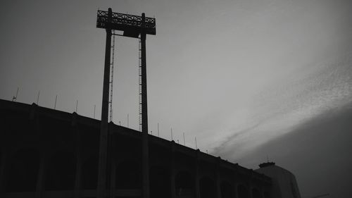 Low angle view of building against sky