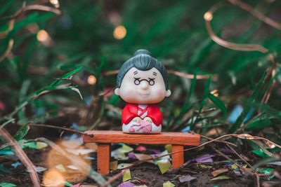 Close-up of buddha statue