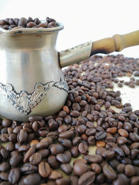 Close-up of coffee beans