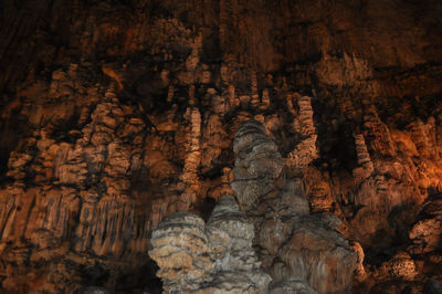 Close-up of rock formations