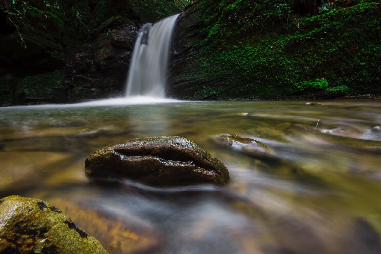 VIEW OF WATERFALL