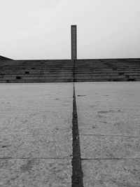 Cross against clear sky