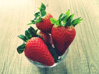 Close-up of strawberries