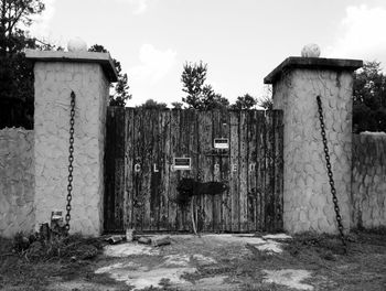 Old house against sky