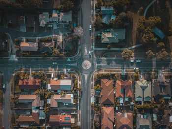 Aerial view of city