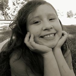 Portrait of a smiling young woman