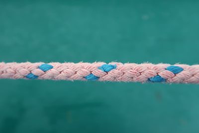 Close-up of pink rope