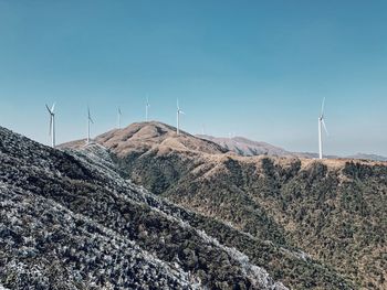 Panoramic view of arid landscape against sky