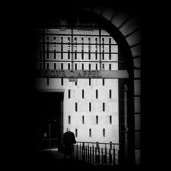 Woman standing in building