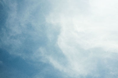 Low angle view of cloudy sky