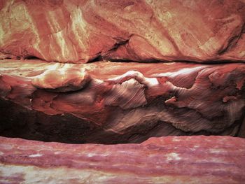 Full frame shot of rock formation