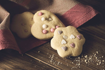 Close-up of cookies