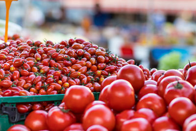 Close-up of fruits for sale at market stall