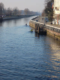 Scenic view of river against sky