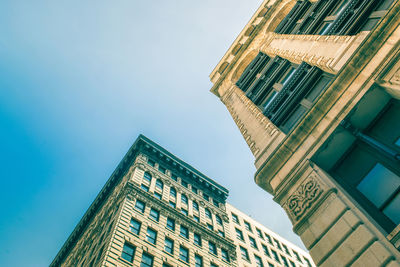 Low angle view of building against sky
